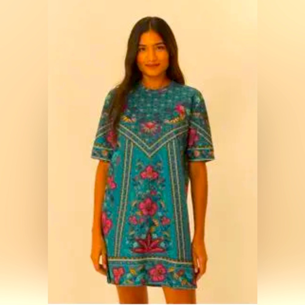 Farm Rio Dress T Shirt Size S